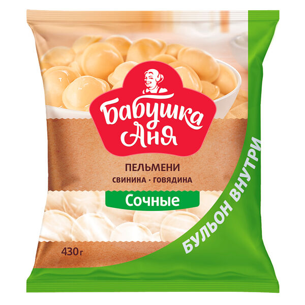 Пельмени Бабушка Аня Сочные зам 430г