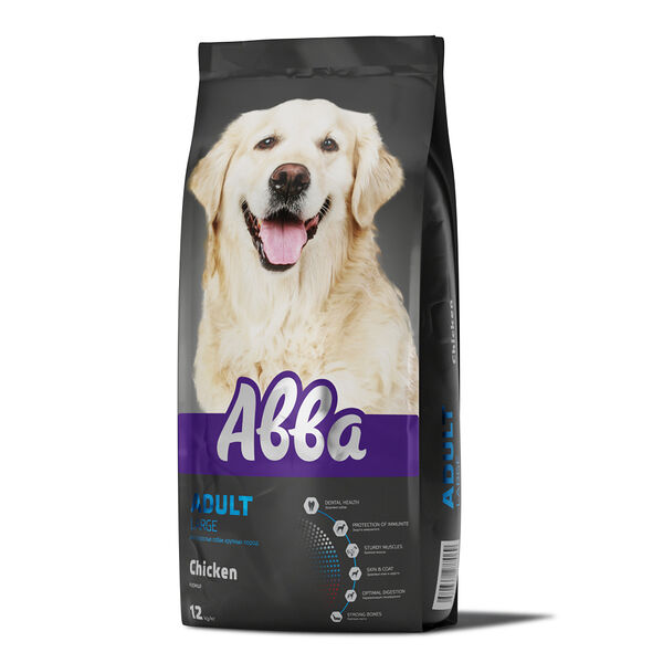 Premium Adult Сухой корм Aвва для собак крупных пород, курица