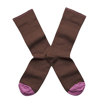 Носки унисекс Chestnut, высокие, Bonne Maison, размер 42/44, Франция