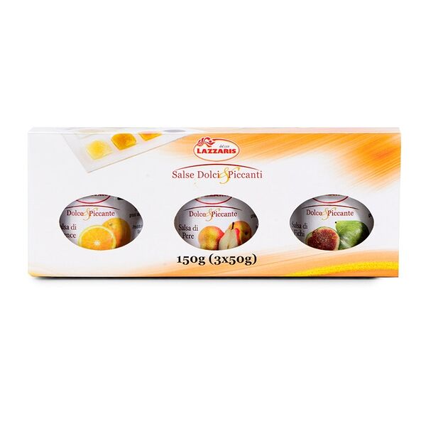 Набор из трех видов соусов для сыров, Lazzaris, 3х50 г, Италия