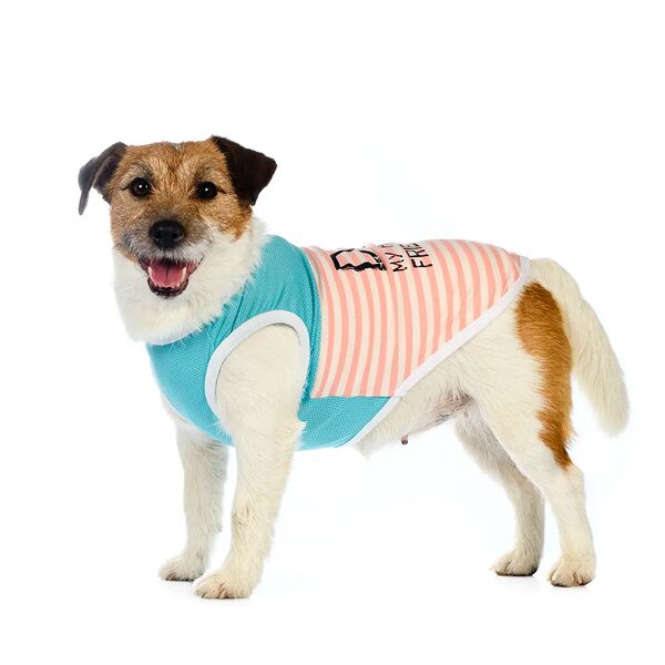 Футболка для собак M розовый (унисекс)