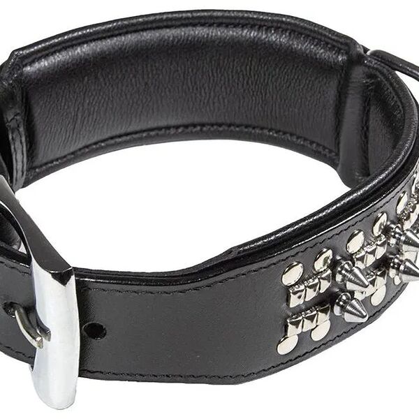 Ошейник для собак Nobby DELGADO 65см/50мм кожа черный