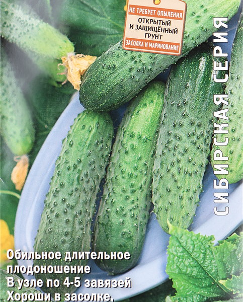 Семена ПОИСК Авторские сорта и гибриды, Огурец Шустрец-молодец F1