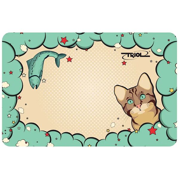 Коврик под миску Triol Кошечка MB07 43 х 28 см