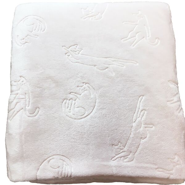 Плед Коты, 180х200 см, микрофибра