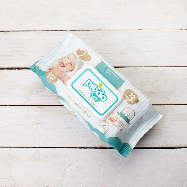 Влажные салфетки для детей Predo Baby