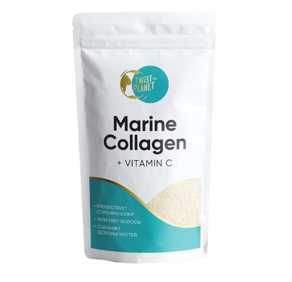 

Коллаген морской Twist the planet MARINE Collagen + Витамин С