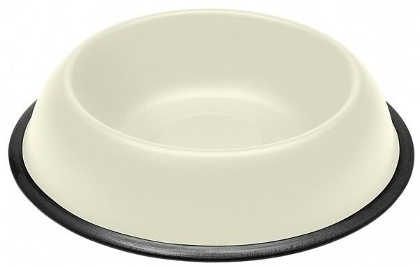 Ferplast миска Mira KC 70 металлическая, лакированная 0,25 л., Белый