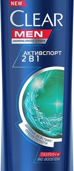 Шампунь-бальзам-ополаскиватель Clear Активспорт для мужчин против перхоти