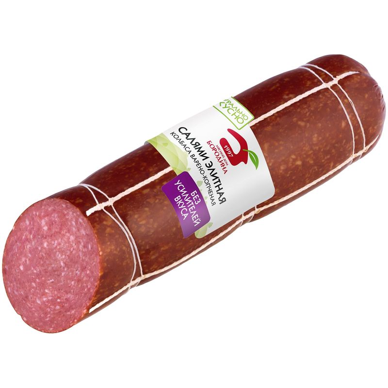 

Салями Элитная варёно-копчёное Мясной дом Бородина вес