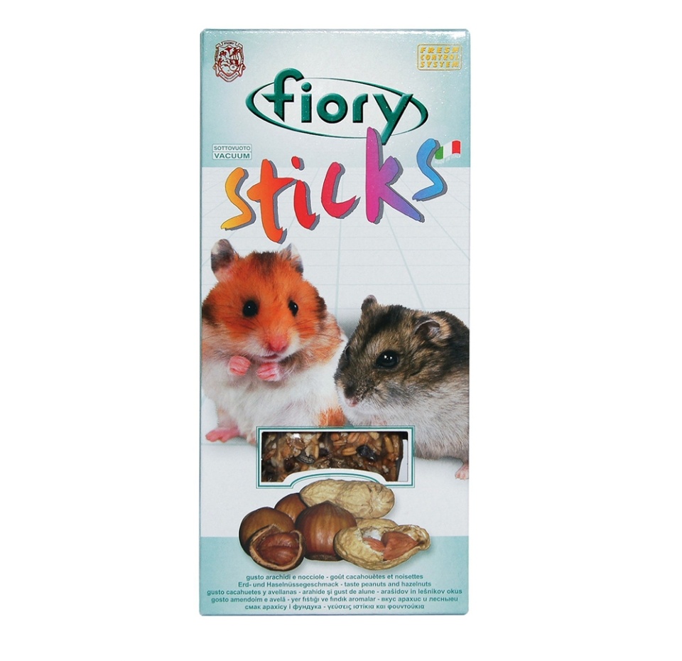

Палочки для хомяков Fiory Sticks сорехами 2x50 г
