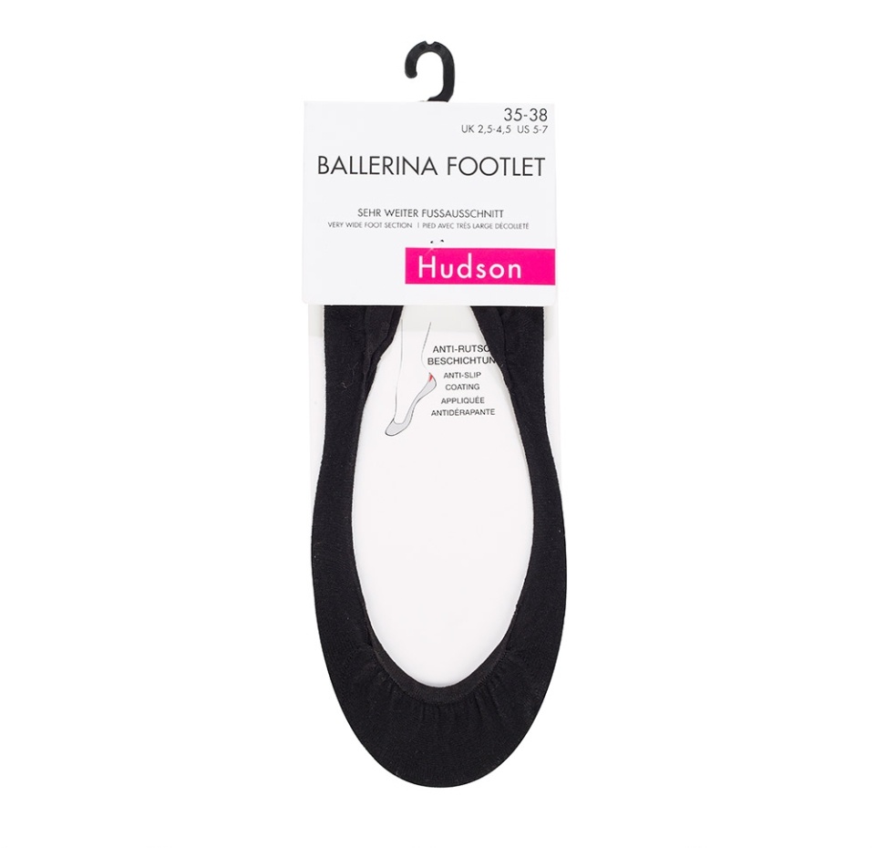 

Подследники женские Kunert Ballerina Footlet, черные, размер 35-38, Hudson, Германия