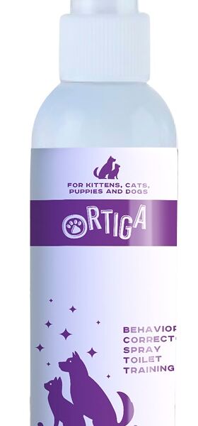 Ortiga спрей-корректор для приучения к туалету кошек и собак 150 мл