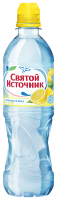 Вода питьевая Святой Источник Лимон негазированная