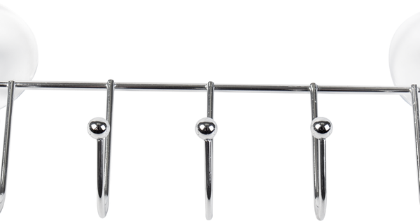 Вешалка для полотенец Рыжий кот на присосках 5 крючков