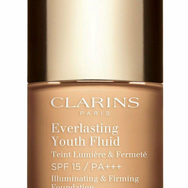 CLARINS Everlasting Youth Fluid Тональный флюид для лица с омолаживающим действием SPF 15, 30 мл, 106