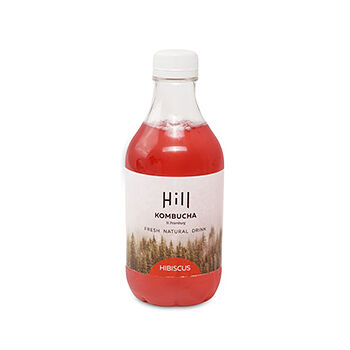 Напиток на основе чайного гриба Kombucha hill Hibiscus 0.35 л, Россия