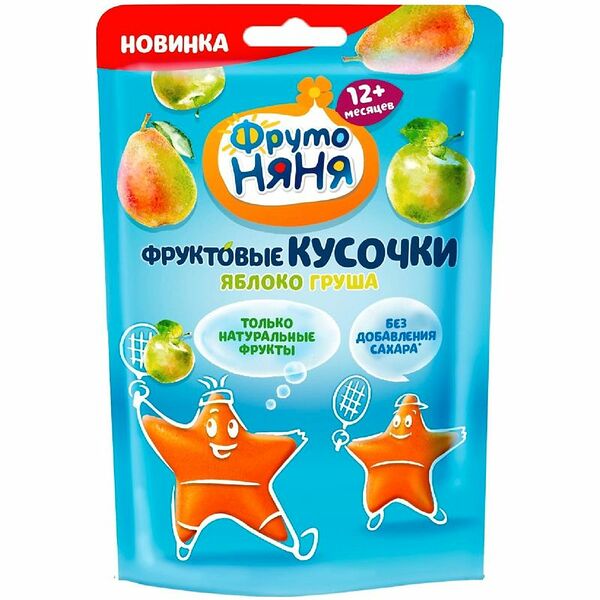 Фруктовые Кусочки Фрутоняня яблоко-груша