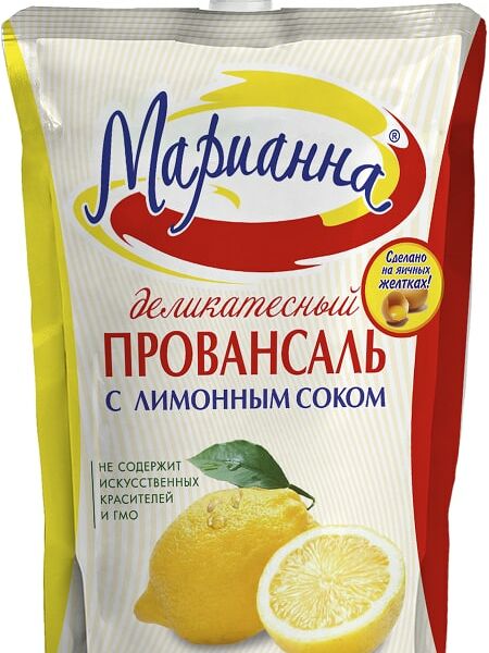 Майонез Марианна Провансаль деликатесный с лимонным соком 25% 750мл