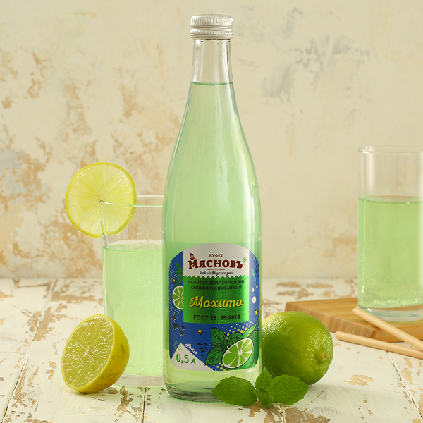 Напиток Мохито сильногазированный МясновЪ Буфет, 500 мл