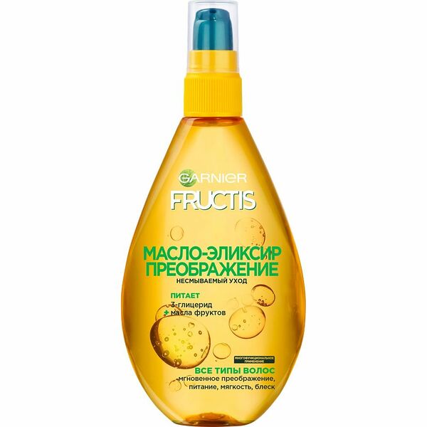 Масло-эликсир Fructis Преображение для волос с маслами фруктов для всех типов волос