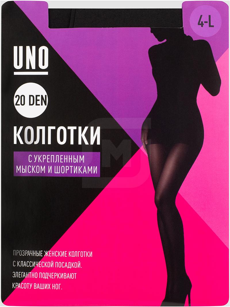 

Колготки Uno женские Pt7_2 20д черные р. 4