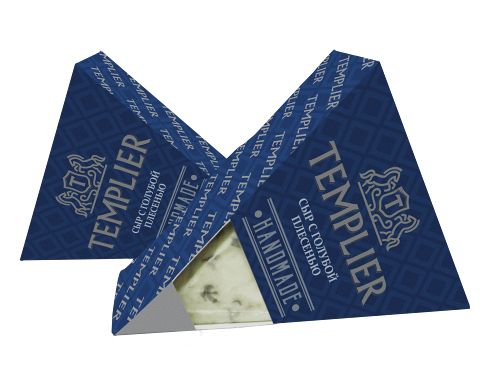 Cыр мягкий с голубой плесенью «TEMPLIER» жир. 55,0 % вес фас