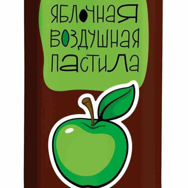 Пастила яблочная воздушная У Палыча Яблоко без сахара 50г