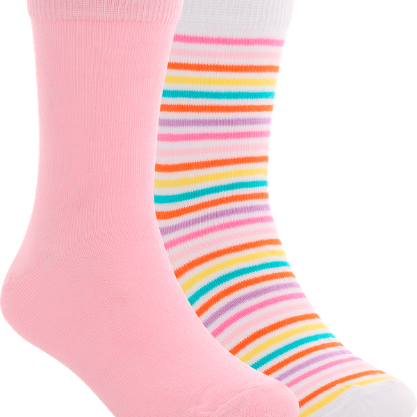 Носки детские INWIN р. 17 в полоску, розовые, Арт. мод.007, 2пары