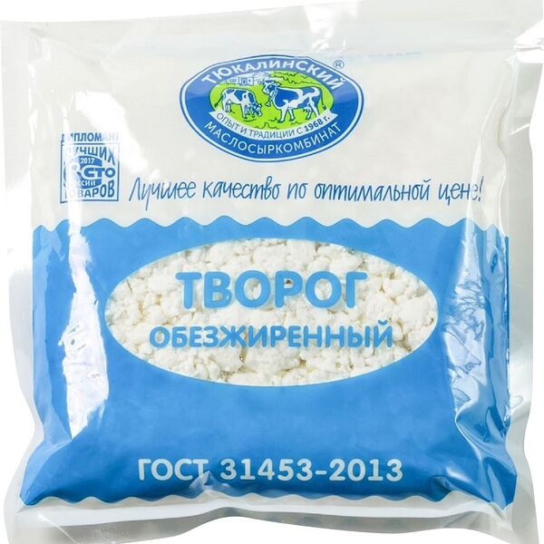 Творог Тюкалинский обезжиренный