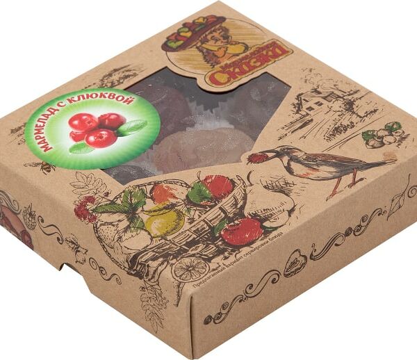 Мармелад Мармеладная Сказка желейный с клюквой 300г