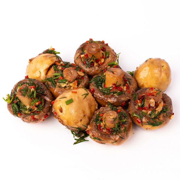 Шампиньоны маринованные для гриля