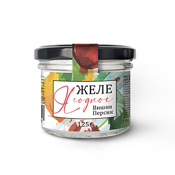 

Десерт Craft&Eco Food плодово-ягодный Желе с вишней и персиком 125 г