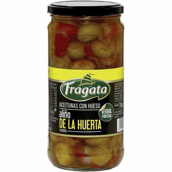 Оливки Fragata в маринаде Два перца 340г