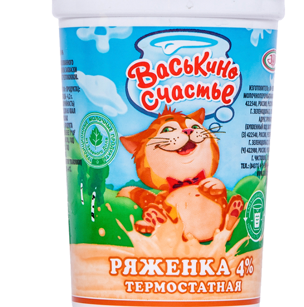 Ряженка Васькино Счастье 4%