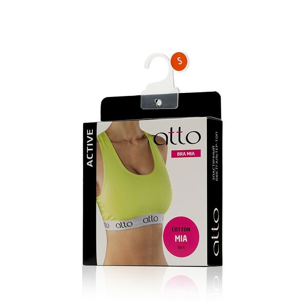 Женский бюстгалтер - топ Atto Bra Mia, Лимон, S