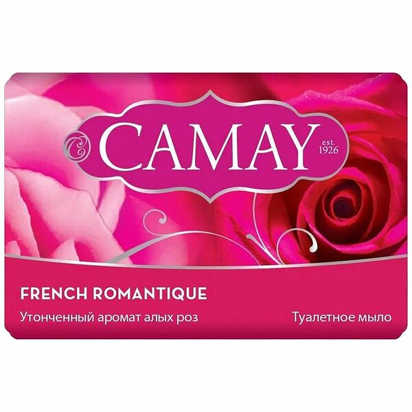 Мыло Camay Romantique с ароматом французской розы 4шт*