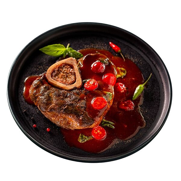 Оссобуко из говядины в соусе демиглас су-вид Почти готово