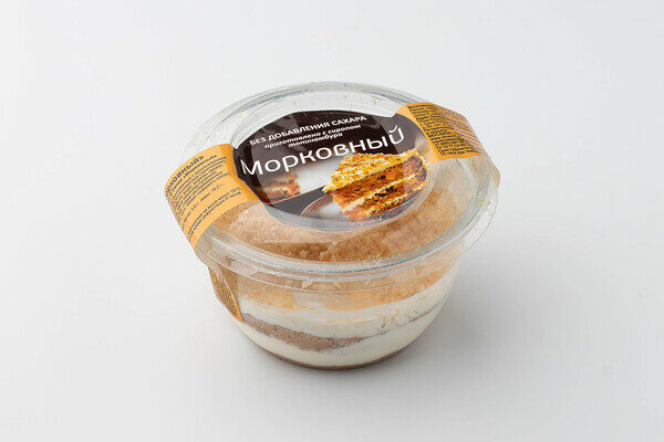Десерт замороженный в банке Морковный, кафе
