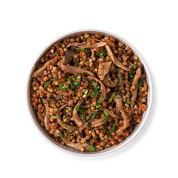 Гречетто из зелёной гречки с вешенками Азбука Life Pro 180г, Россия