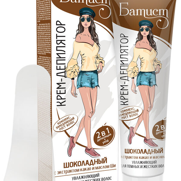 Крем для депиляции Батист шоколадный 100 мл