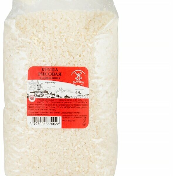 Рис круглозёрный Карачиха шлифованный