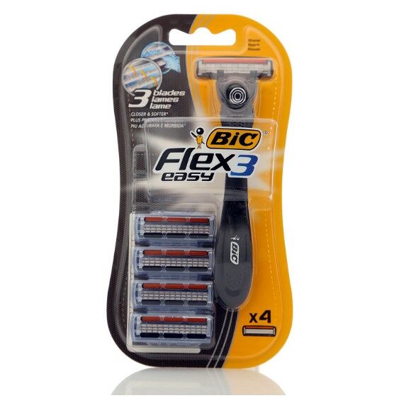 Бритвенный станок Bic Hybrid 3 Flexс 4 сменными кассетами