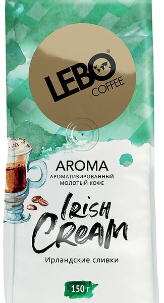 Кофе молотый Lebo Irish Cream 150г