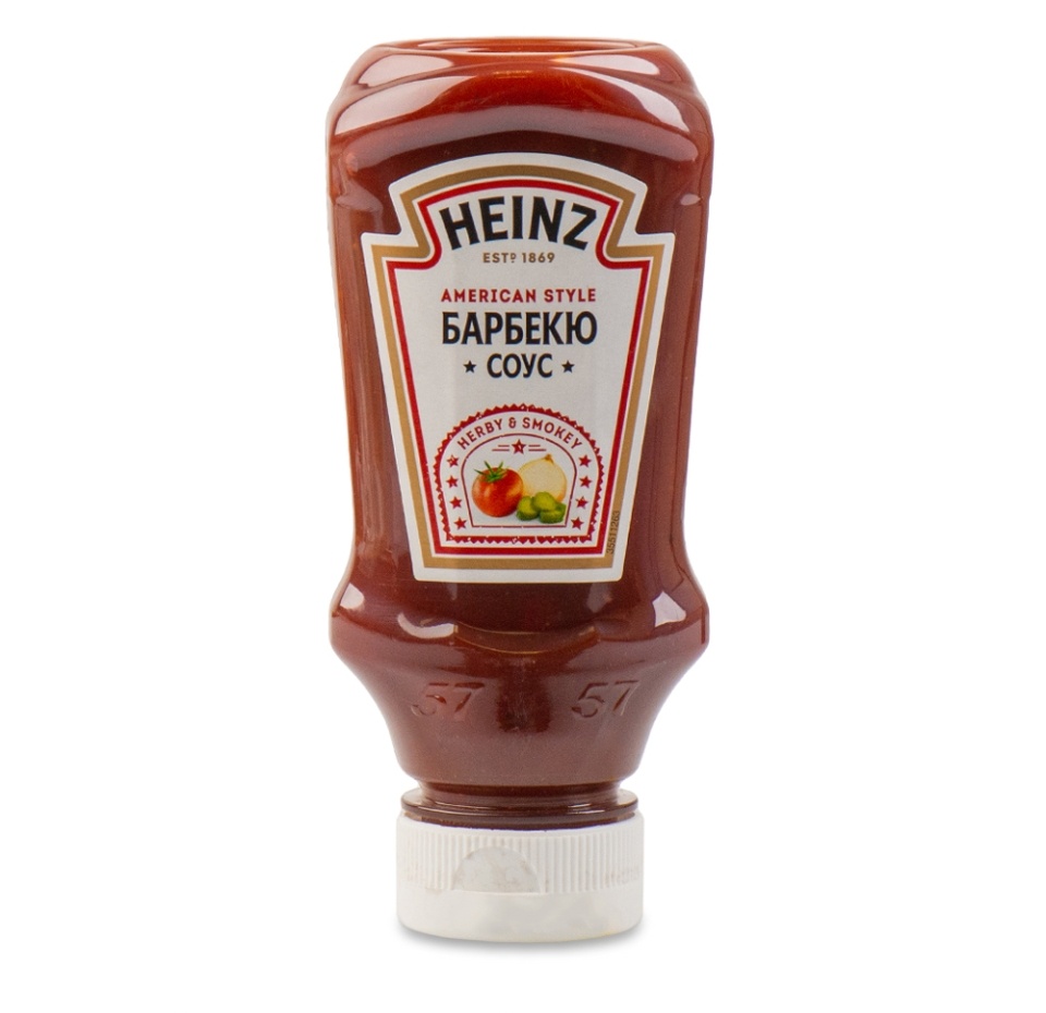 

Соус Heinz барбекю 220 мл top-down