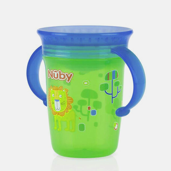 Nuby чашка 360 градусов 6м+ 240мл