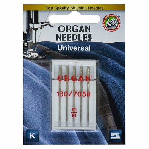 ORGAN иглы машинные универсальные № 70, 5 шт Blister