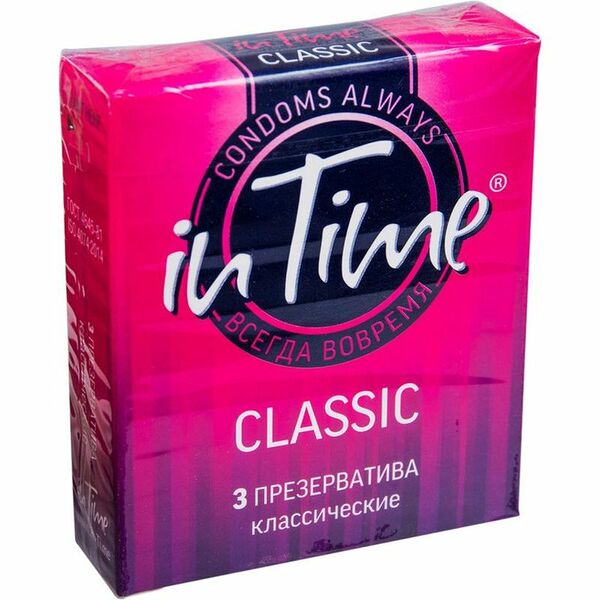 Презервативы In Time №3 классические, 3шт