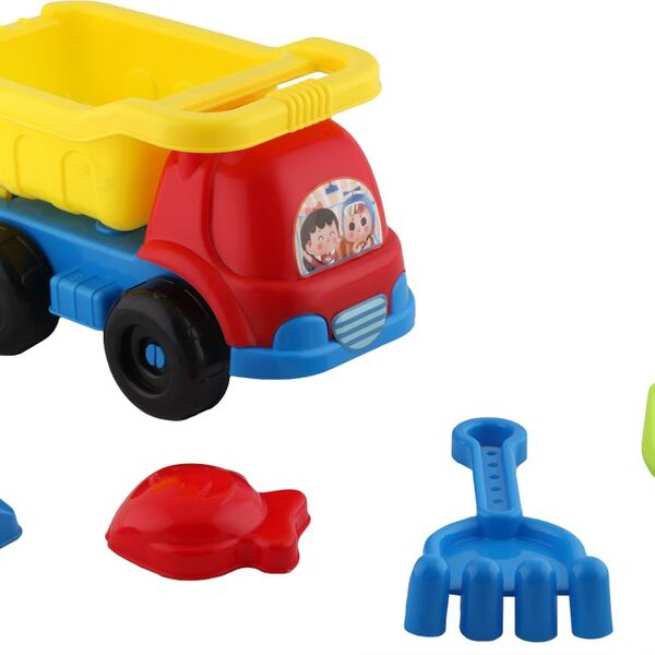 Набор игровой для песка BIGGA Машинка с формочками, 5 предметов Арт. BT444063