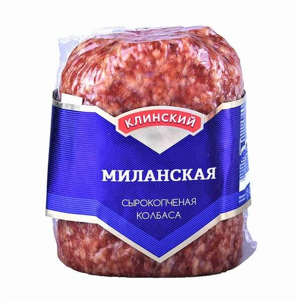 Колбаса сырокопченая Клинский мясокомбинат миланская